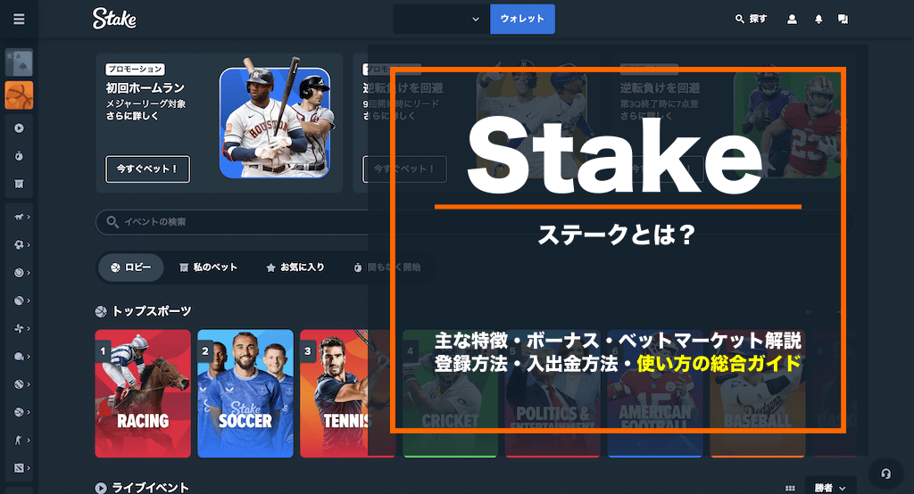 ステイクブックメーカー詳細解説（Stakeガイド）